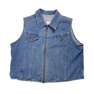 Women's Vintage Pendleton Denim Vest